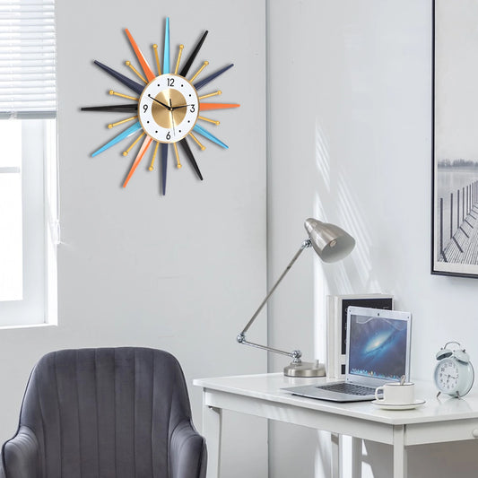 Modern Silent Non-Ticking 22 Inch Wall Clock for Home Office Decor