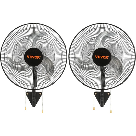 VEVOR 18 Inch Wall Mount Fan Oscillating Industrial High Velocity 4000 CFM