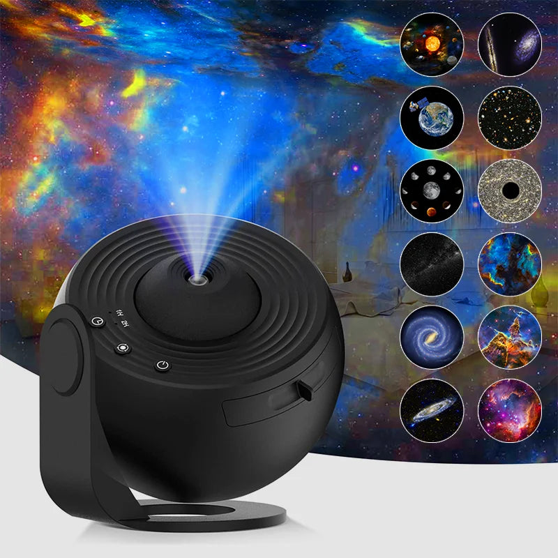 Night Light Galaxy Projector 360° Starry Sky Lamp for Kids Bedroom