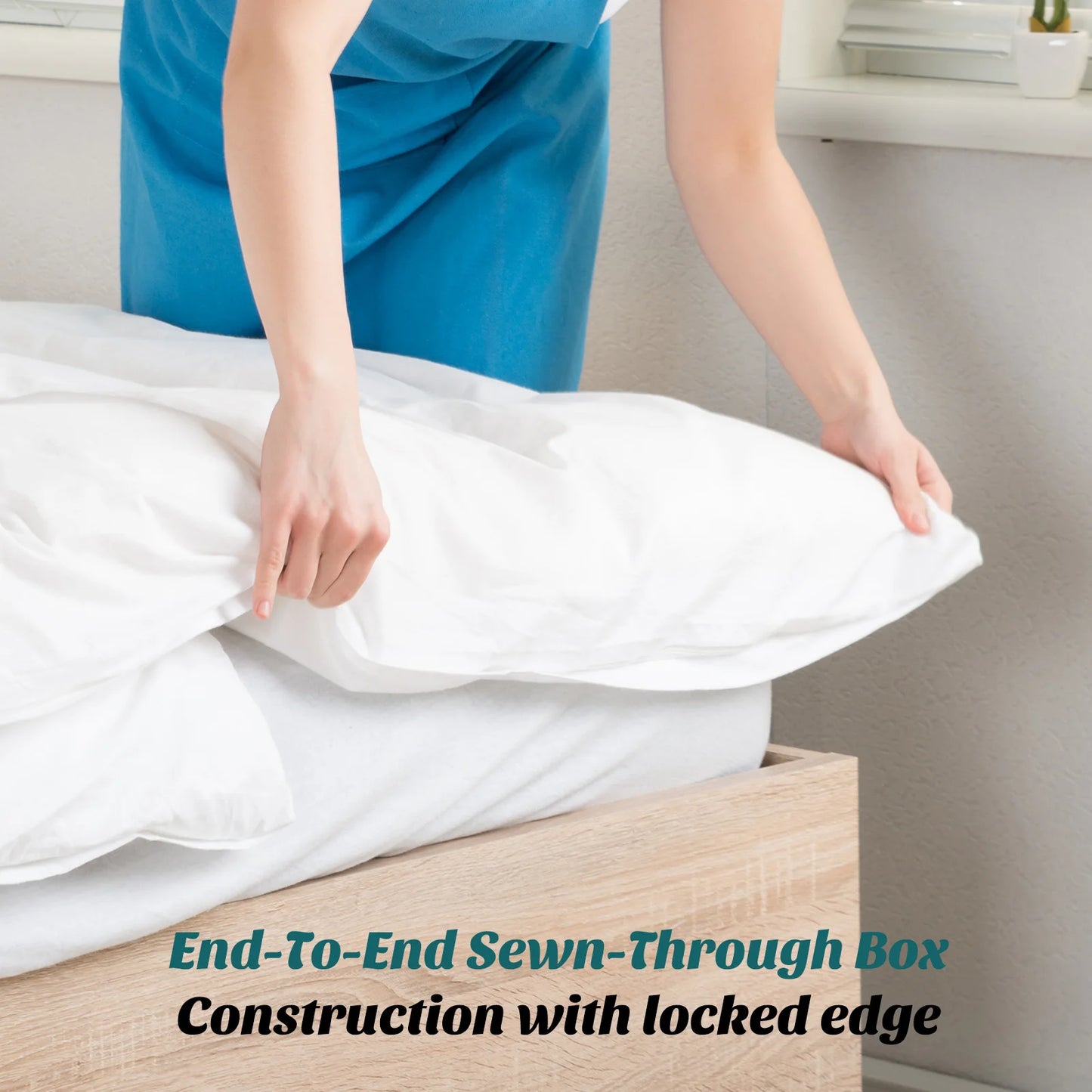 Ljustra King Size All Season Comforter Soft Breathable Bedding 102x90