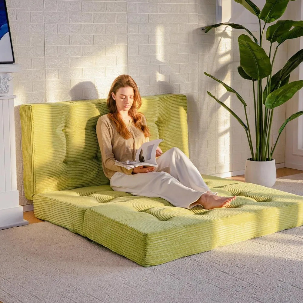 Ljustra Tri-Fold Mattress 6 Inch Folding Foam Bed Guest Floor Mattress