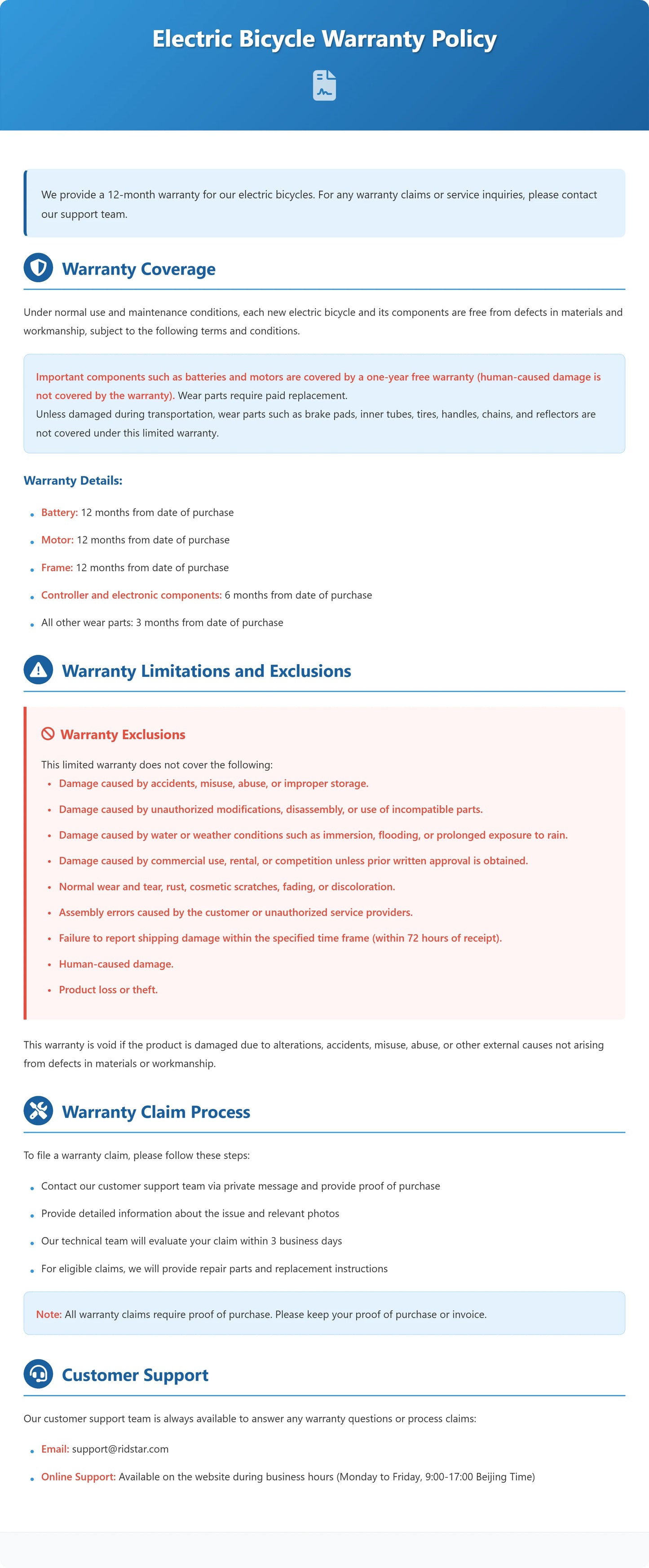 Ridstar 3000W Electric Bike 52V Dual Motor Fat Tire Mountain Bicycle