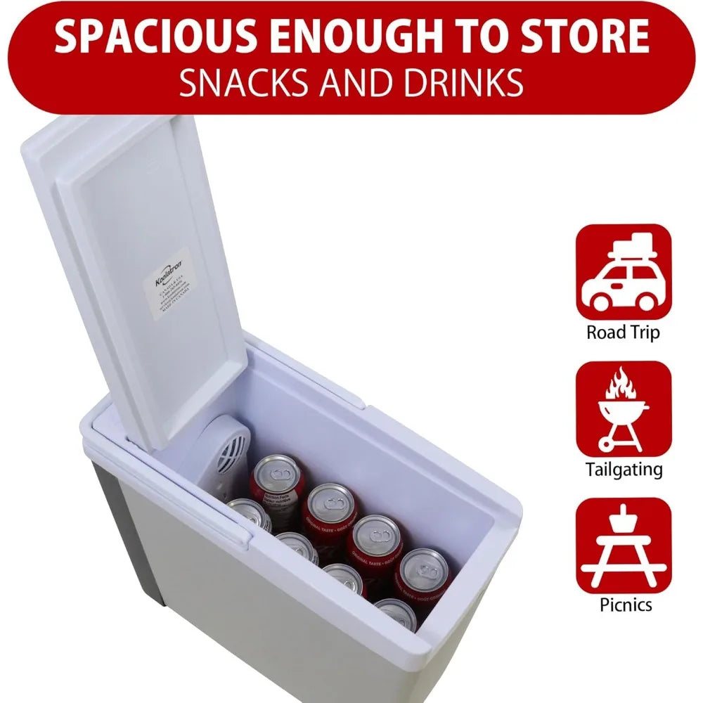 Portable Electric Lunch Cooler Car Camping Travel 12V Insulated Refrigerator