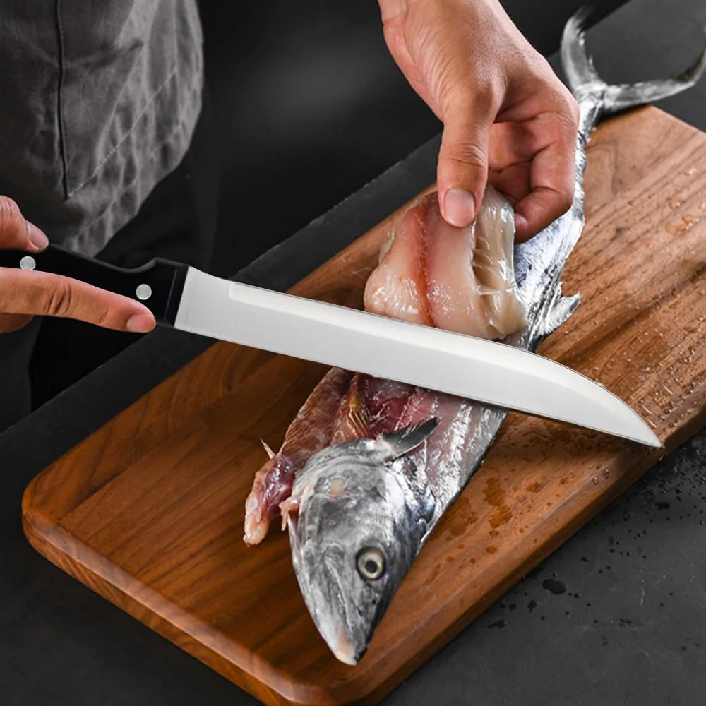 Ljustra 15pcs Kitchen Knife Set with Solid Wood Holder Chef's Knives