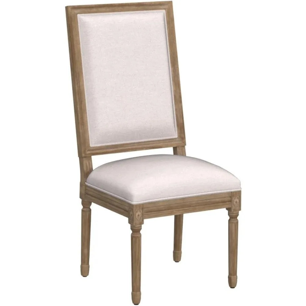 French Country Dining Chairs Set of 2 Upholstered Kitchen Living Room