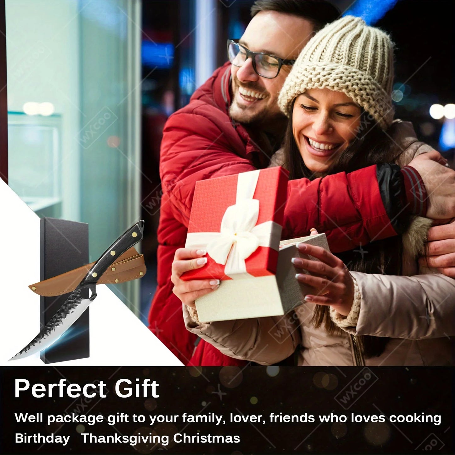 Ljustra High Carbon Steel Boning Knife Professional Cooking BBQ Knife