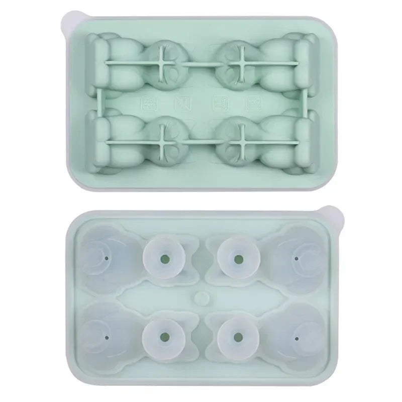 Silicone Cat Ice Cube Mold Fun Animal Ice Balls for Home Use