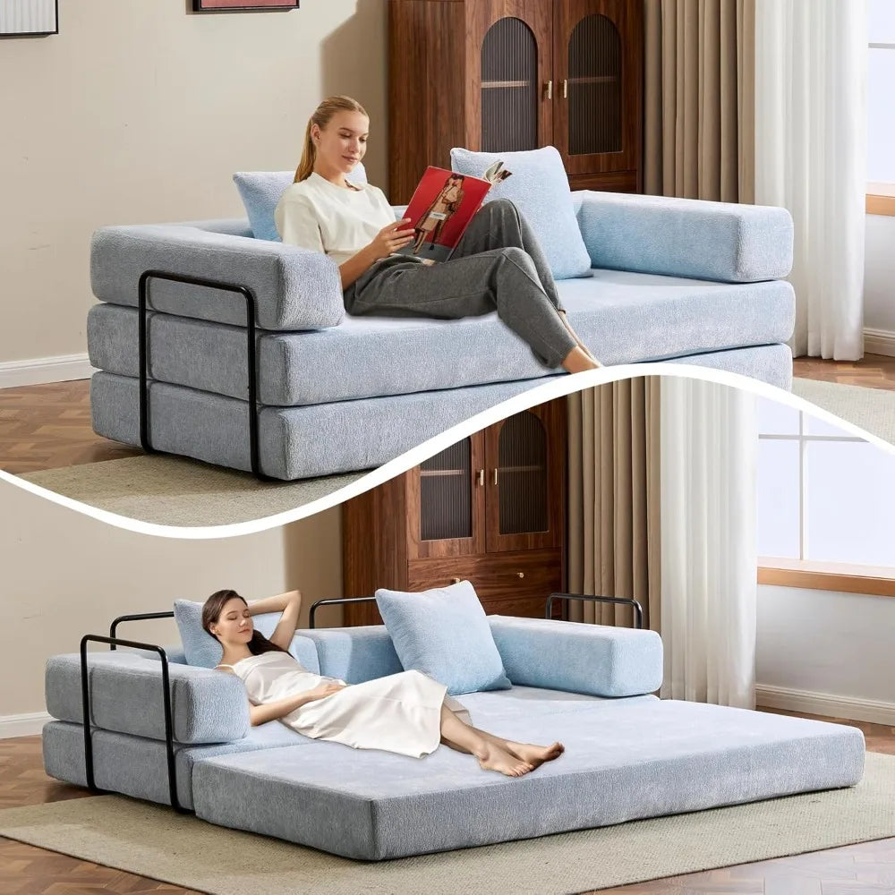 Ljustra Convertible Sleeper Sofa Bed No Assembly Required Modern Design