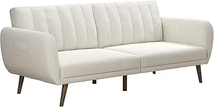 Ljustra Brittany Futon Sofa Bed 82 Inch Modern Sleeper Couch