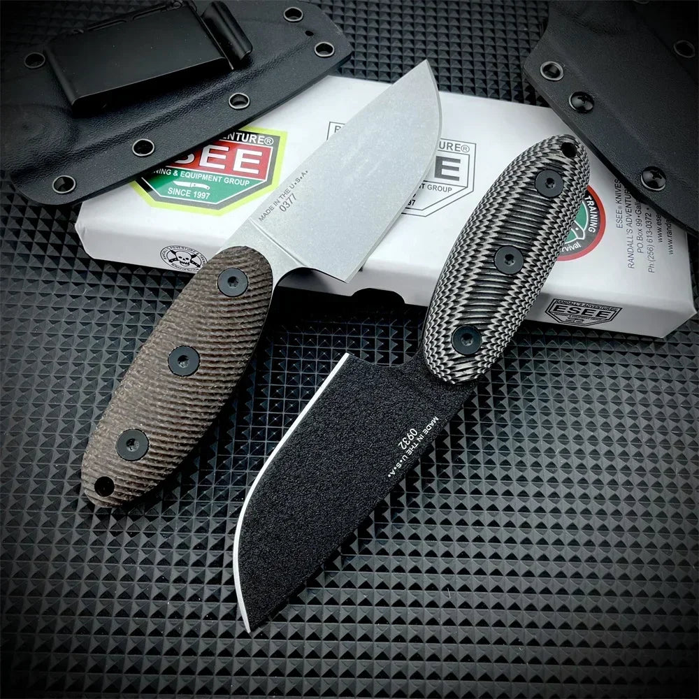 ESEE Sencillo Fixed Blade Knife D2 Steel G10 Handle Tactical Outdoor EDC