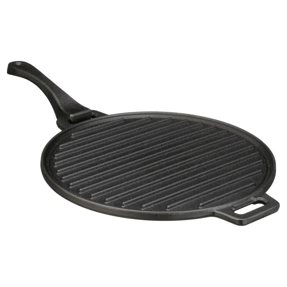 Ljustra Pre-Seasoned Cast Iron Skillet Set 4-Piece Griddle Cooking