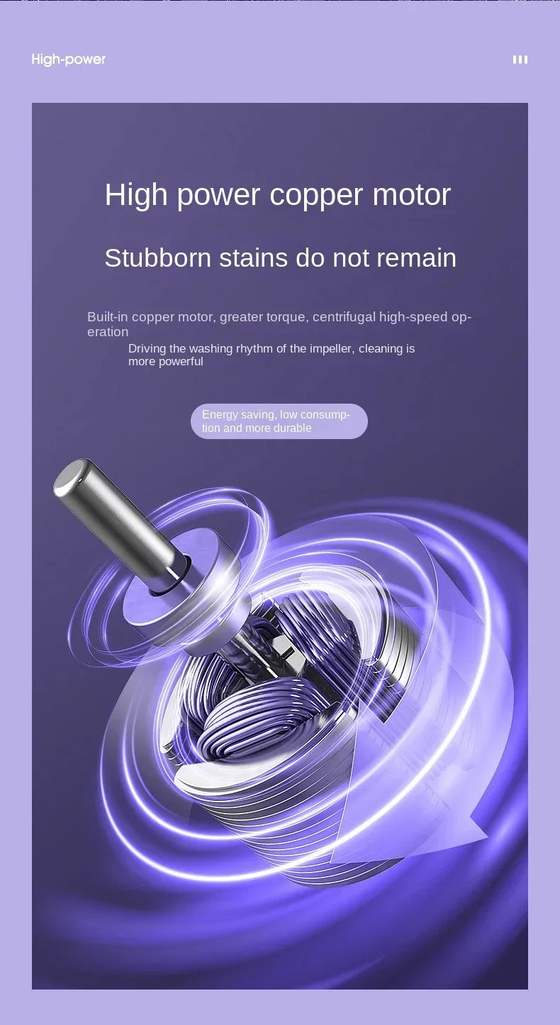 Portable Mini Washing Machine Bucket for Clothes Travel Washer