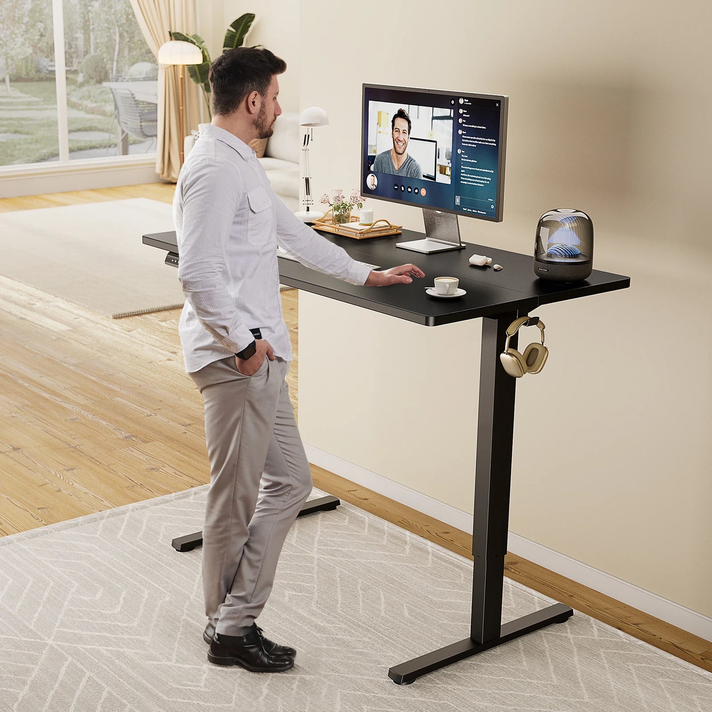 Ljustra Electric Height Adjustable Standing Desk Ergonomic Workstation