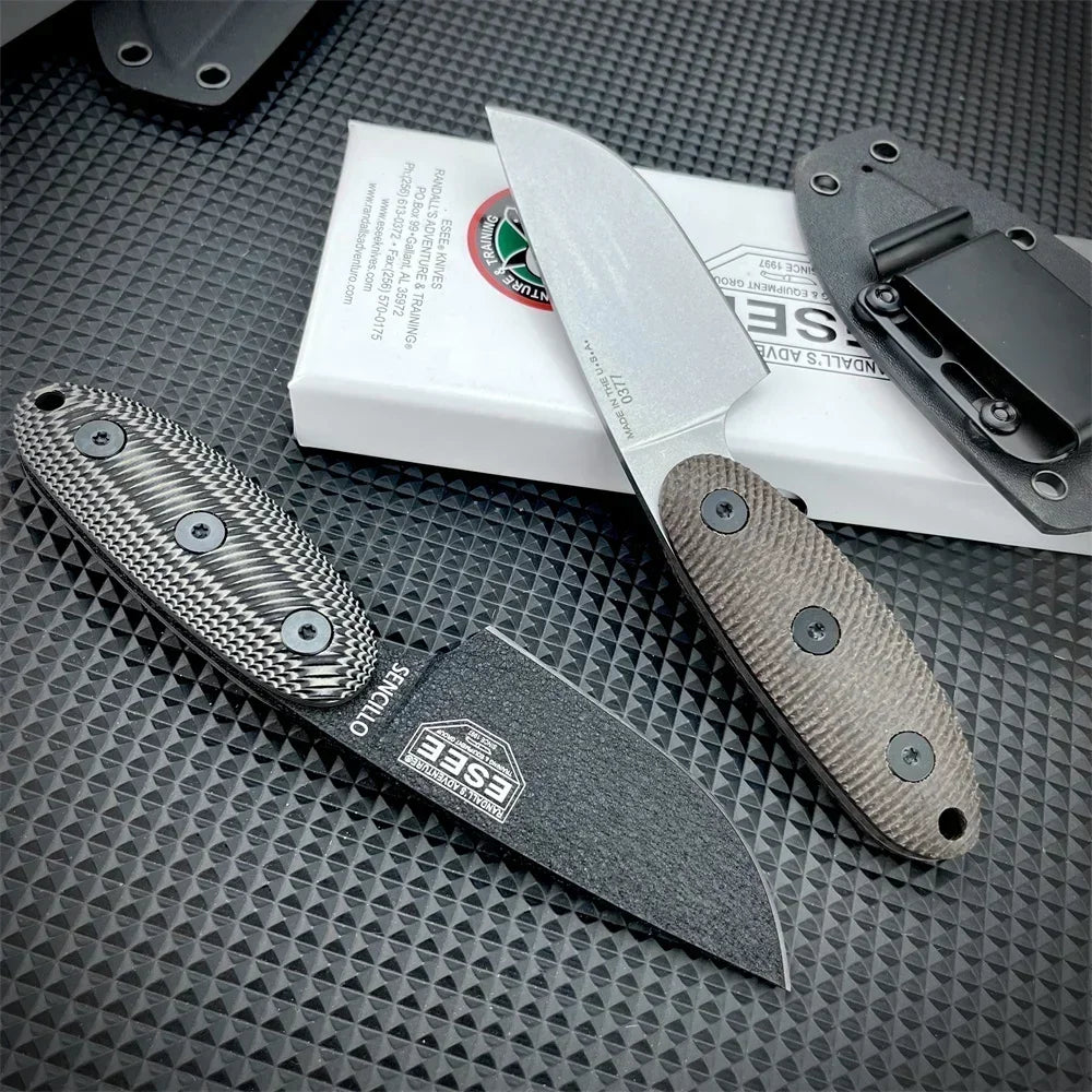 ESEE Sencillo Fixed Blade Knife D2 Steel G10 Handle Tactical Outdoor EDC