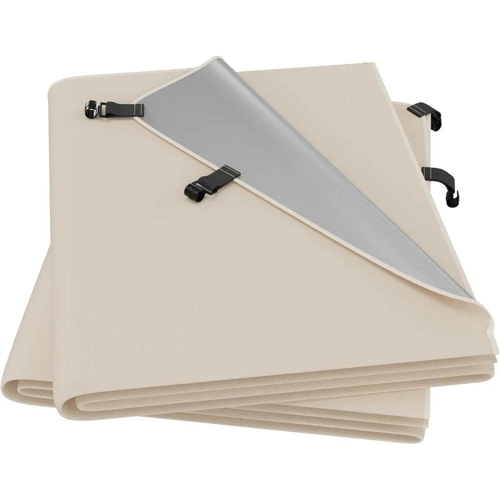 Ljustra EAST OAK Sun Shade Sail Canopy Cover 6x6 FT UPF 50+