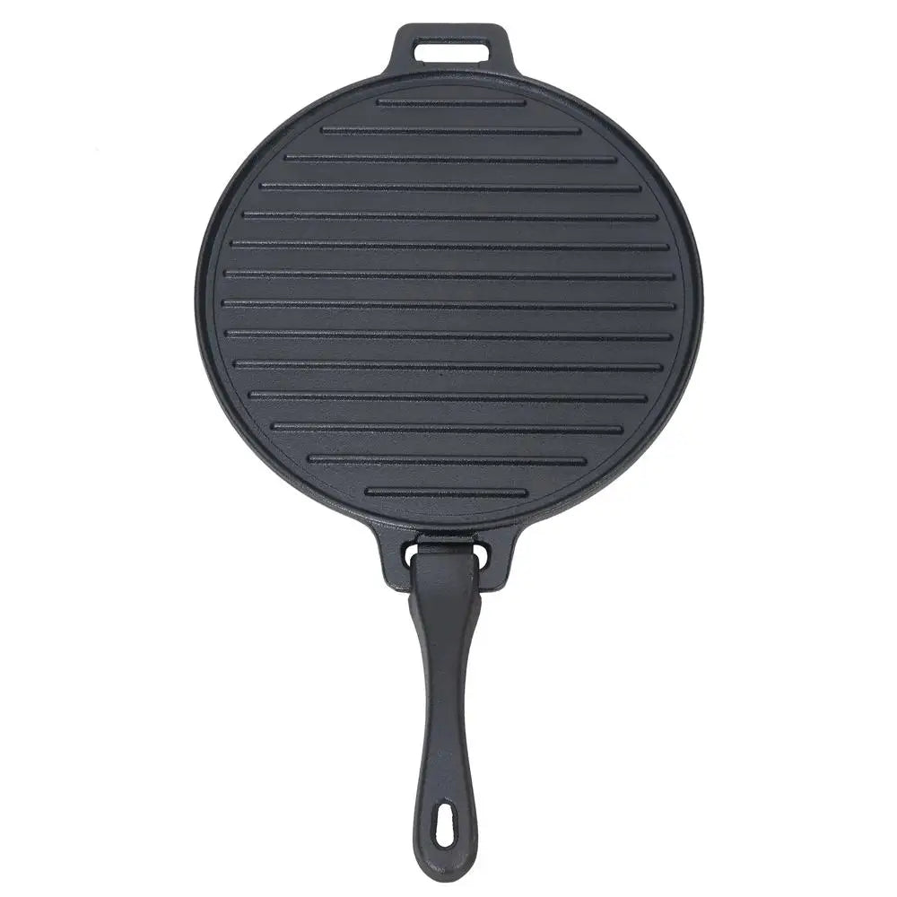 Ljustra Pre-Seasoned Cast Iron Skillet Set 4-Piece Griddle Cooking