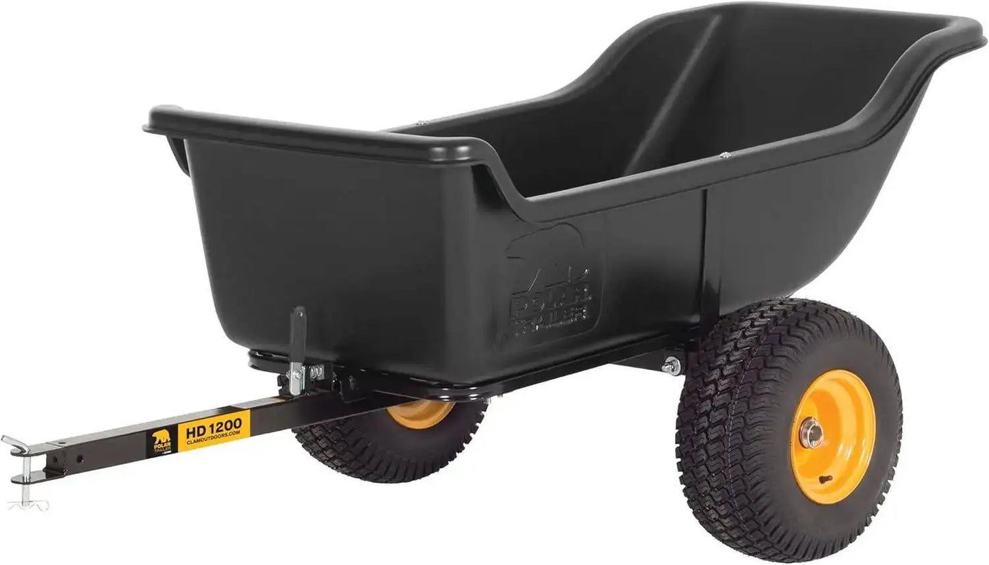 Heavy-Duty ATV UTV Utility Trailer 1500 lb Capacity for Ice Fishing