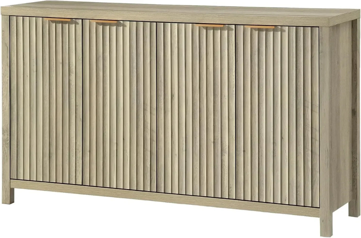 Storage Cabinet Buffet Adjustable Shelves Multifunctional Accent Console