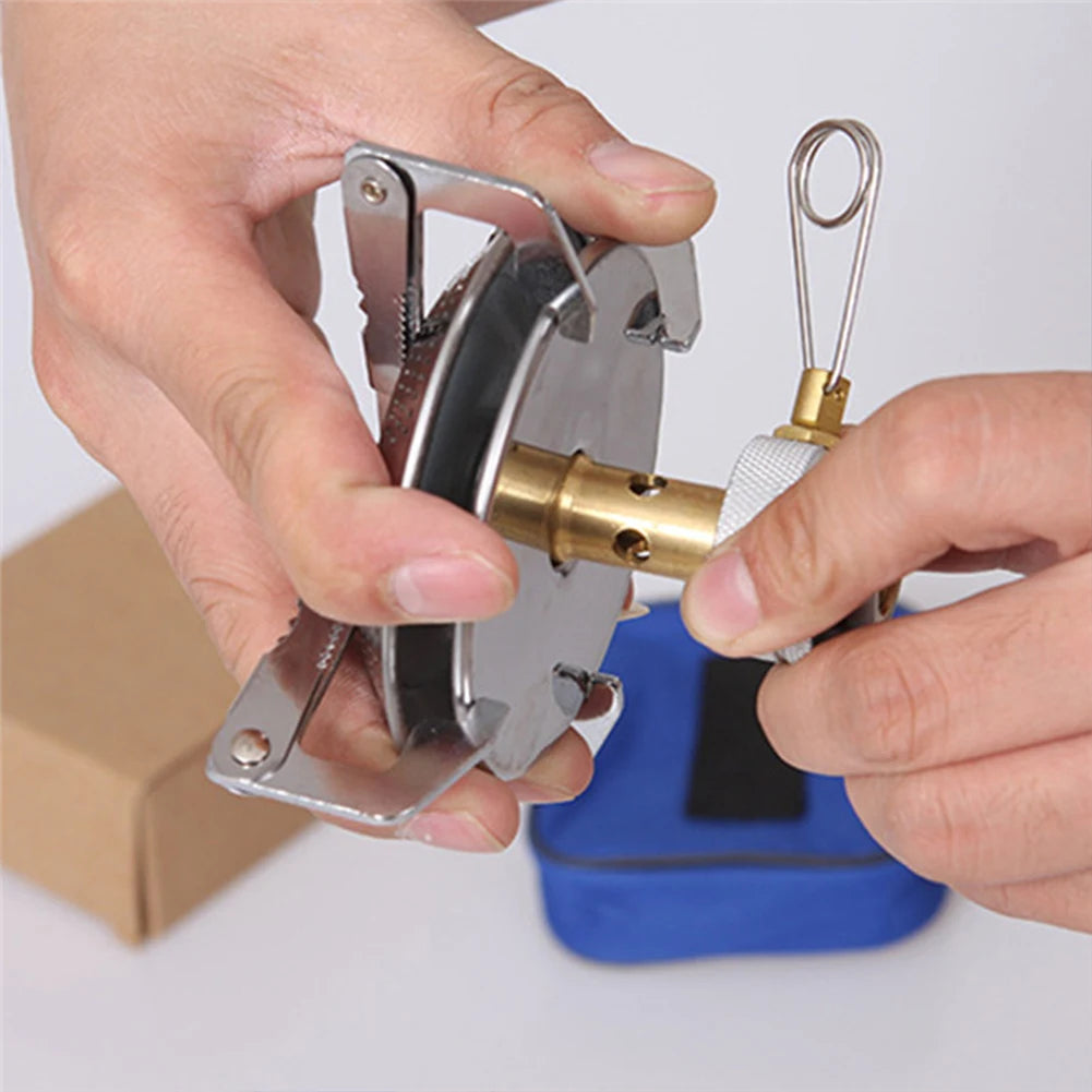 Portable Outdoor Camping Gas Stove Lightweight Adjustable Flame Hiking