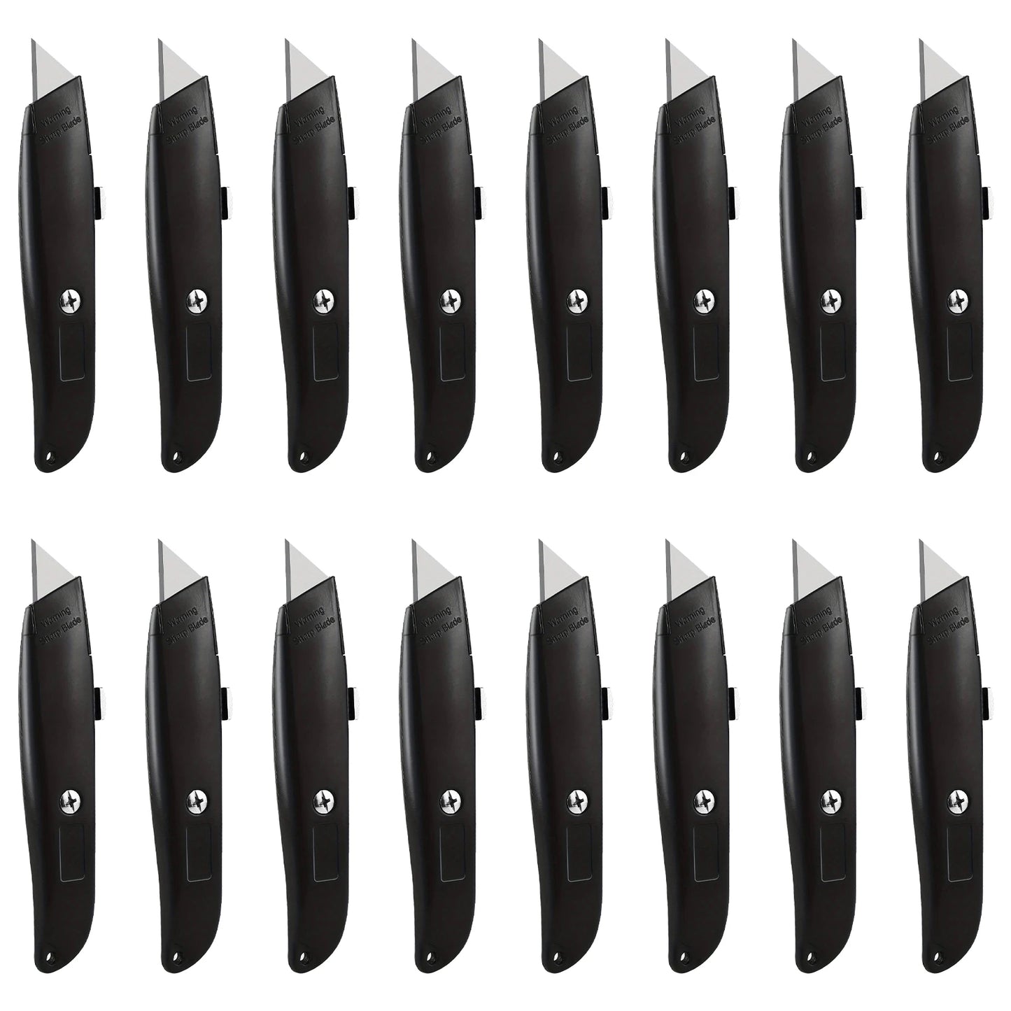 DIY Utility Knife 16 Pack Heavy Duty Box Cutter Retractable Blade