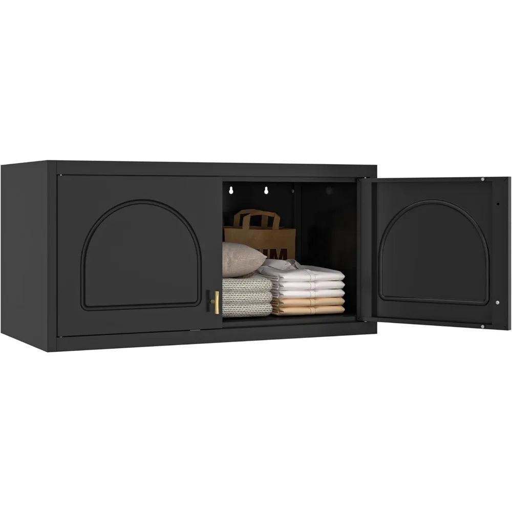 86 Inch Metal Wardrobe Cabinet Heavy Duty Clothing Storage Closet