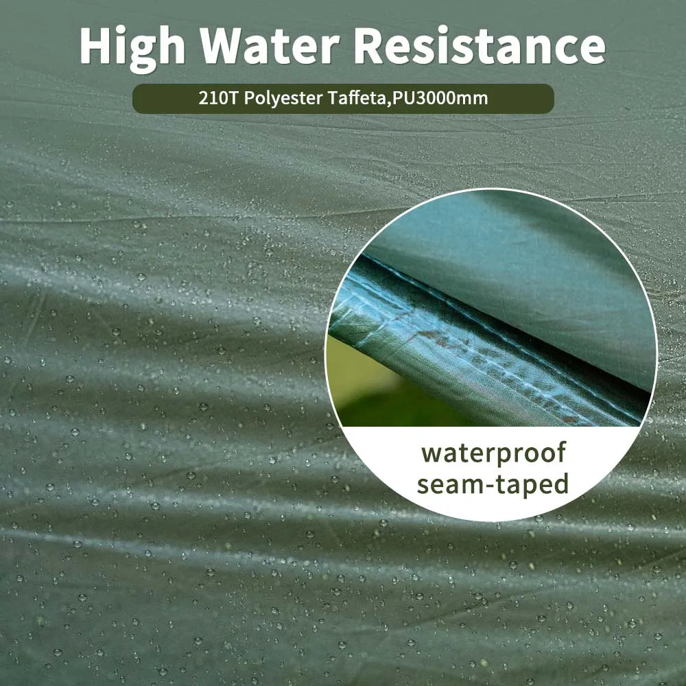 Ljustra Hammock Hot Tent with Stove Jack Waterproof 4-Season Spacious Tent