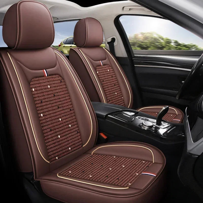 Kia K5 2025 Waterproof Wear-Resistant Leather Car Seat Covers 4 Seasons