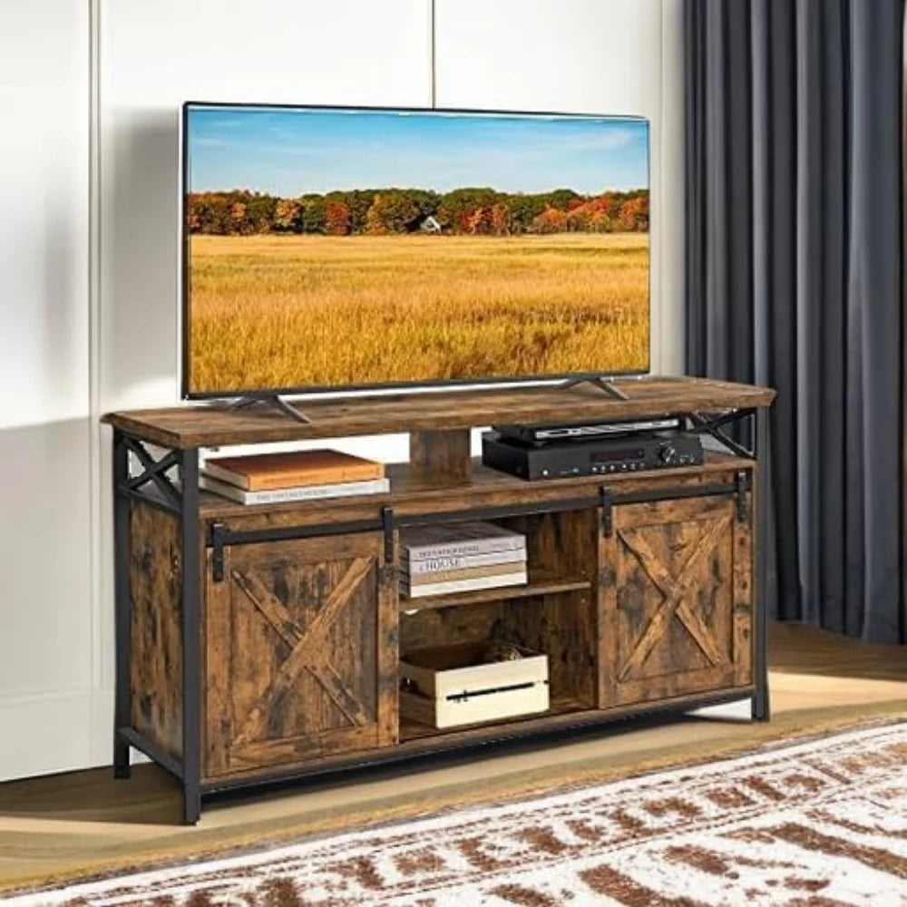 TV Stand for 65 Inch TV Entertainment Center with Adjustable Shelves