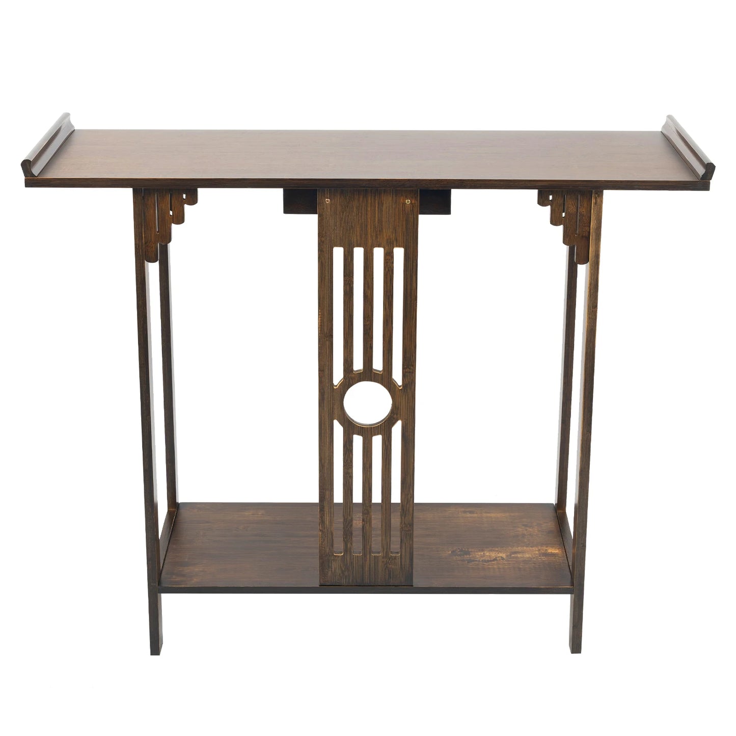Ljustra 102cm Bamboo Entryway Table Modern Console for Home Decor