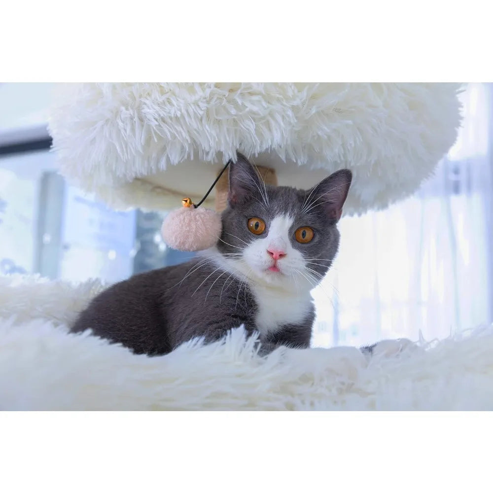 Catry Castle Cat Tree Dynamic Tower Hammock Scratching Post Toy