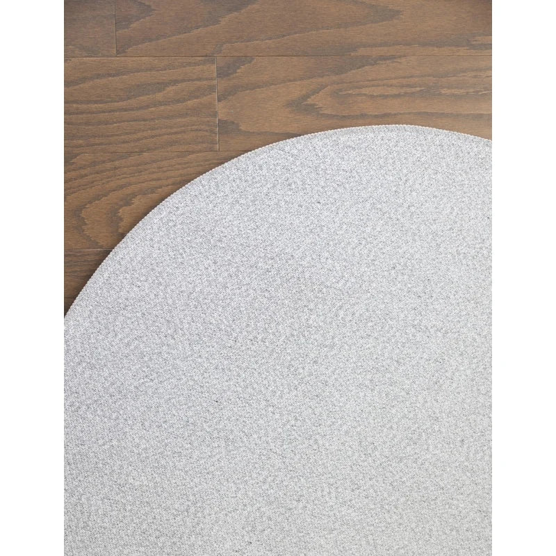 RABBIT G8070-2 Washable Non-Slip Round Rug 41x41 Durable Indoor Decor