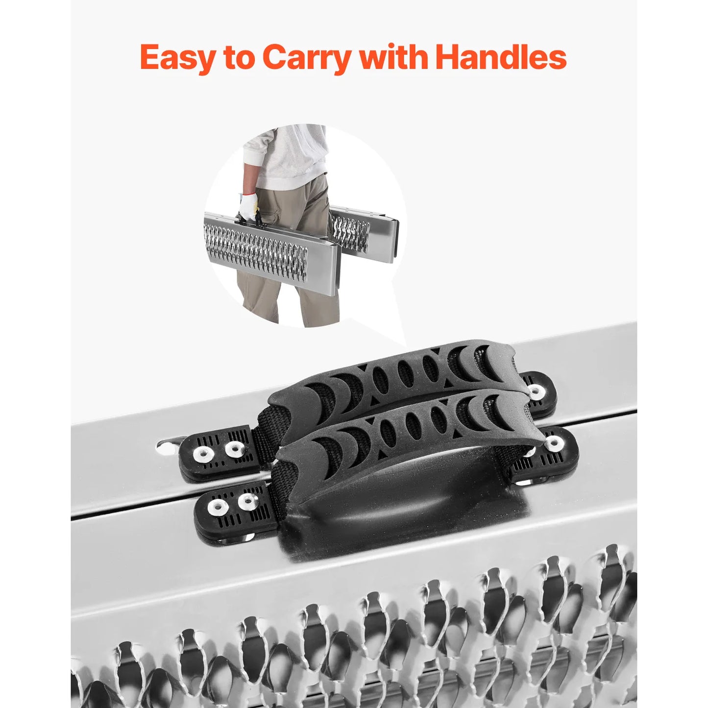 Ljustra 1000lbs Steel Ramps 2Pcs Loading Ramp for ATV UTV Motorcycle