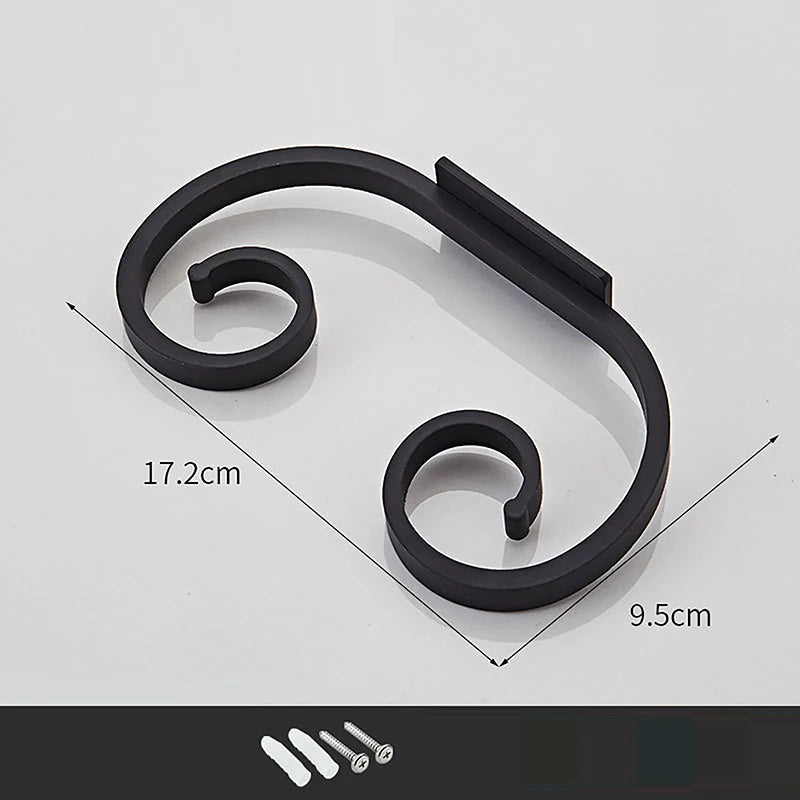 Wall-mounted Wine Glass Holder Space Aluminum Creative Goblet Storage Rack