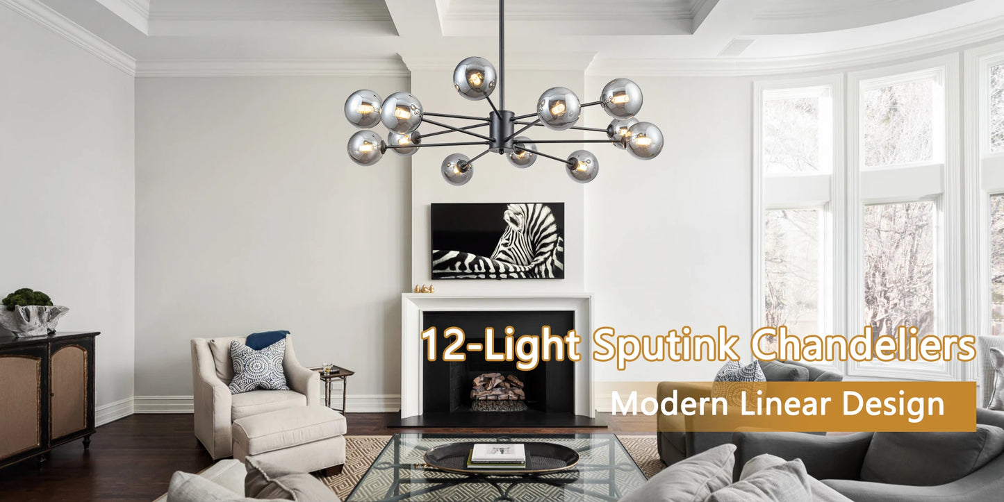 8/12/16 Light Sputnik Chandelier Mid Century Modern Kitchen Lighting