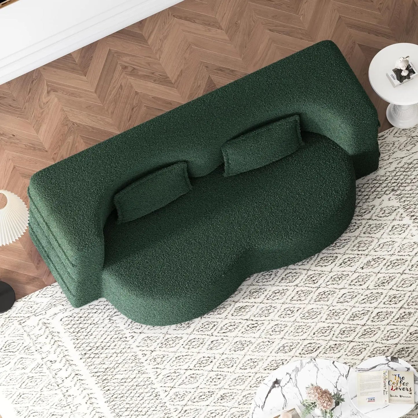 Ljustra Convertible Folding Sofa Bed Memory Foam Sleeper Couch