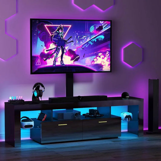 Ljustra TV Stand with Mount for 75 inch LED TVs Modern Entertainment Center