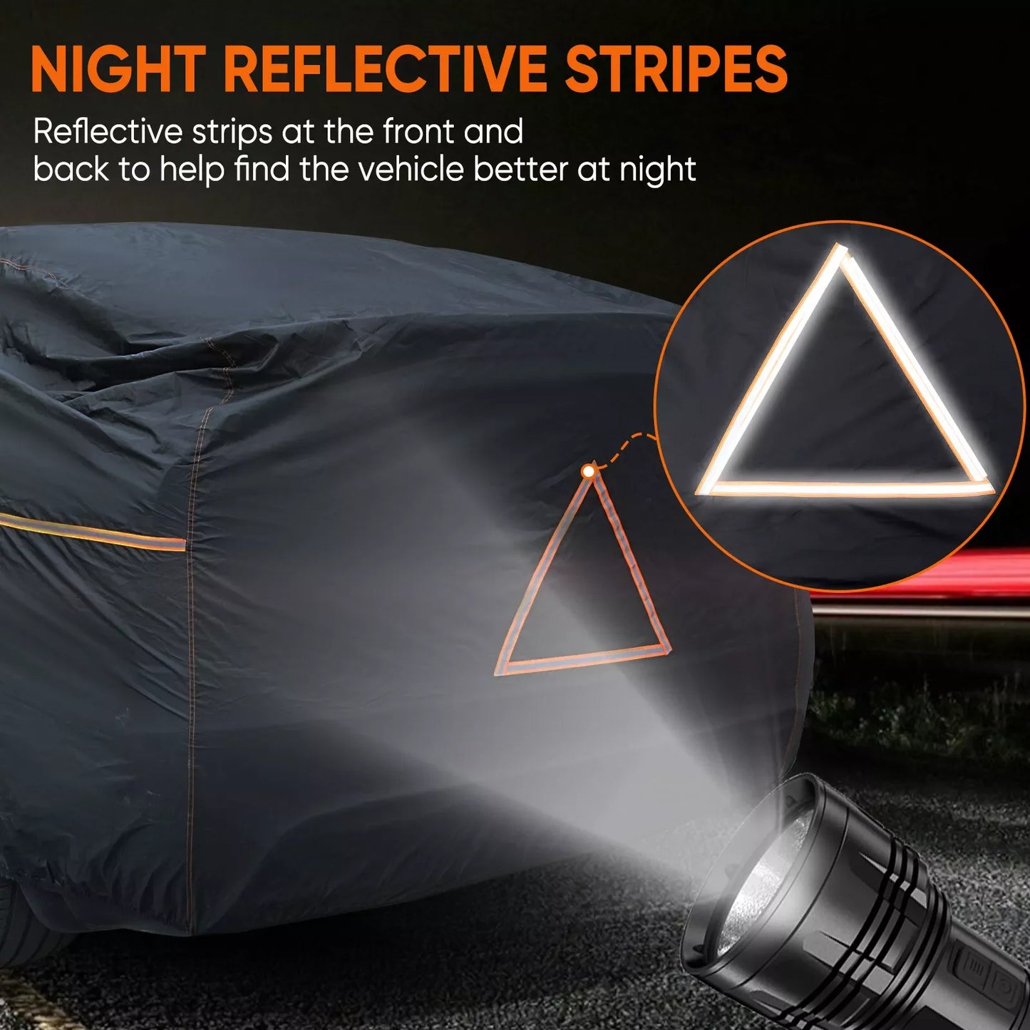 Car Cover Waterproof UV Protection Black 210D for BMW 325i 328i