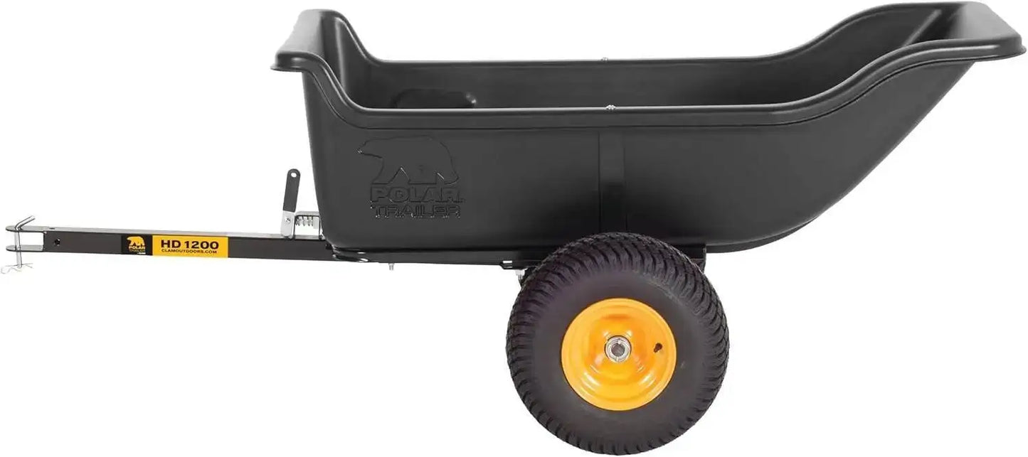 Heavy-Duty ATV UTV Utility Trailer 1500 lb Capacity for Ice Fishing