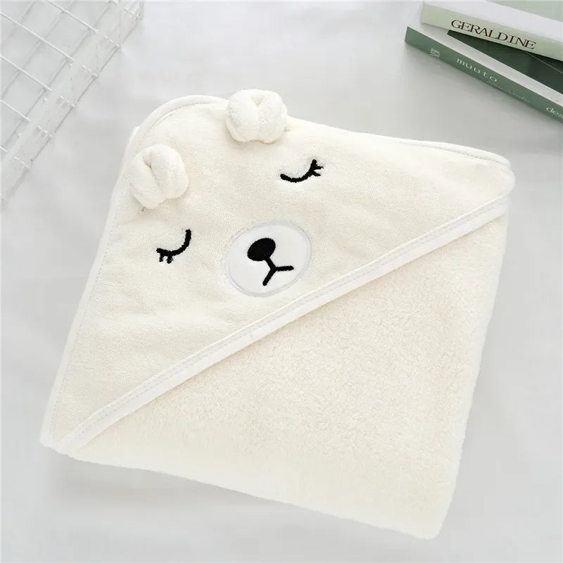 Ljustra Toddler Hooded Towel Soft Bathrobe for Newborns and Kids