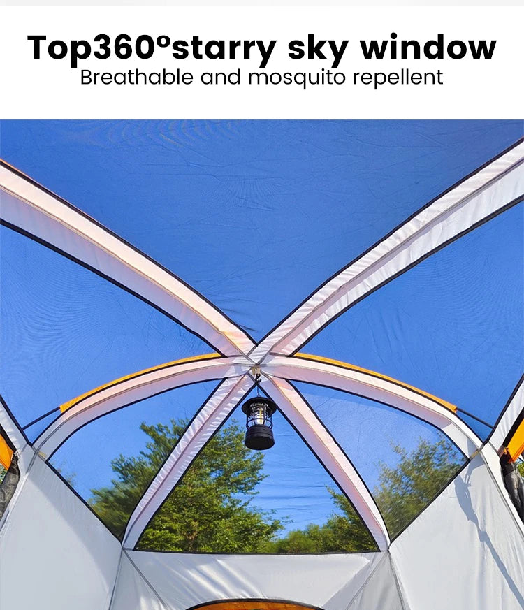 Sonuto Camping Family Tent 3-12 Person Double Layer Oversize Outdoor