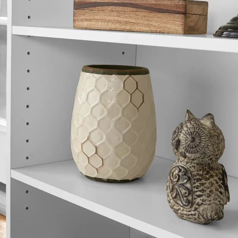 3-Shelf Bookcase Adjustable Shelves Solid Wood Living Room Bedroom