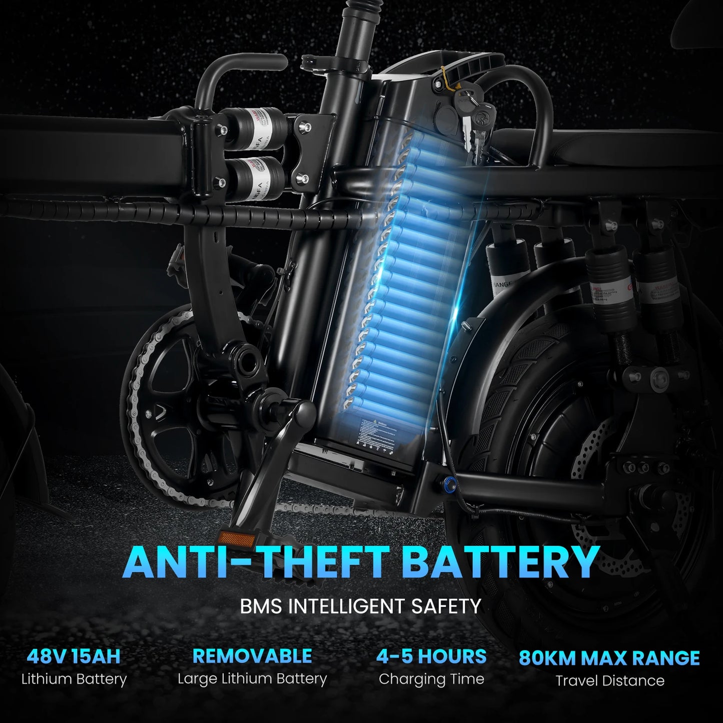 Ljustra A9 Electric Bike 500W Motor 48V 15AH E-bike Fast Speed