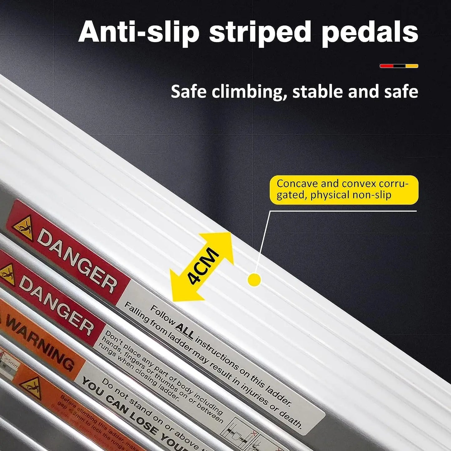 Ljustra Multi-Purpose Telescopic Ladder 3.2-6.2M Heavy Duty Portable