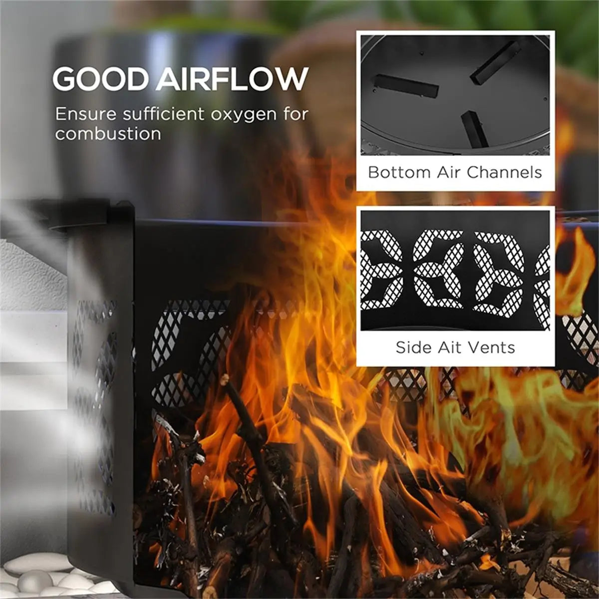 Portable Outdoor Fire Pit for Camping and Backyard Gatherings