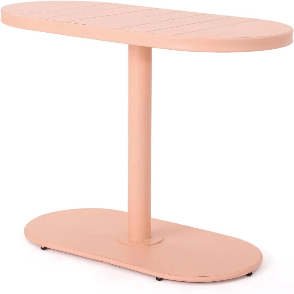 Ljustra 3-Piece Bistro Set Outdoor Iron Dining Table and Chairs