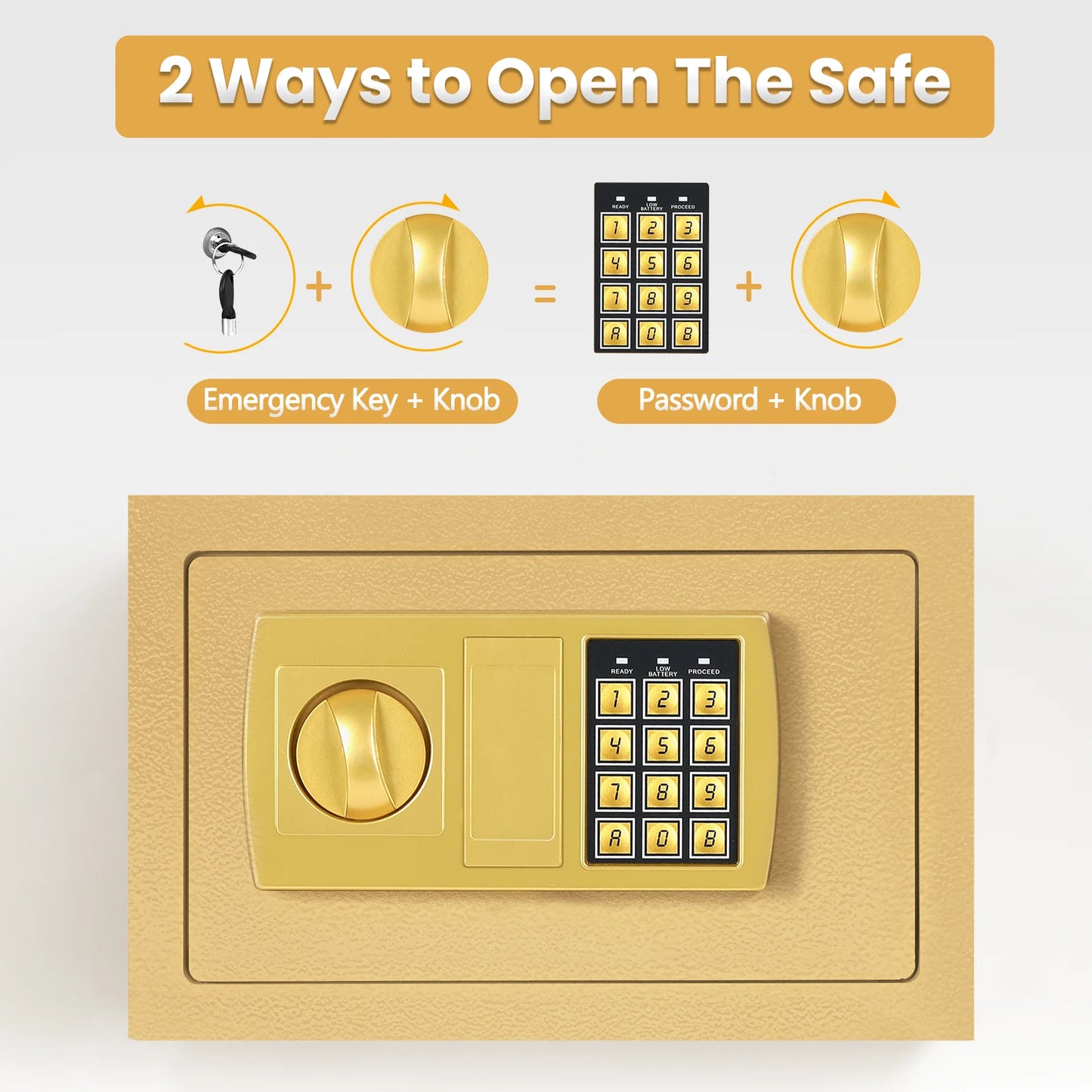 Digital All Steel Security Safe with Electronic Keypad Lock Anti-Theft