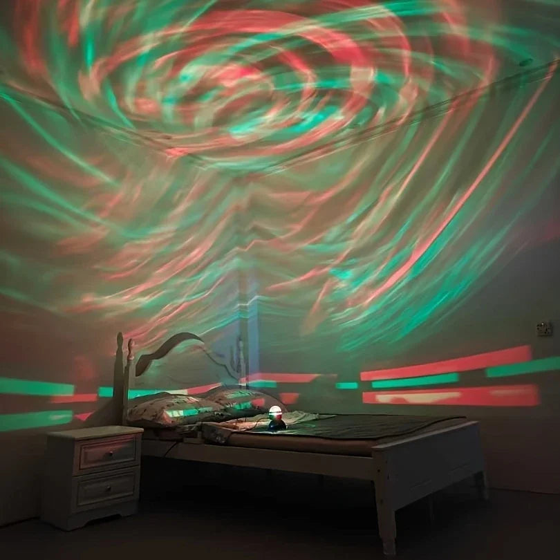 Aurora Star Projector Remote LED Night Light Galaxy Lamp Atmosphere