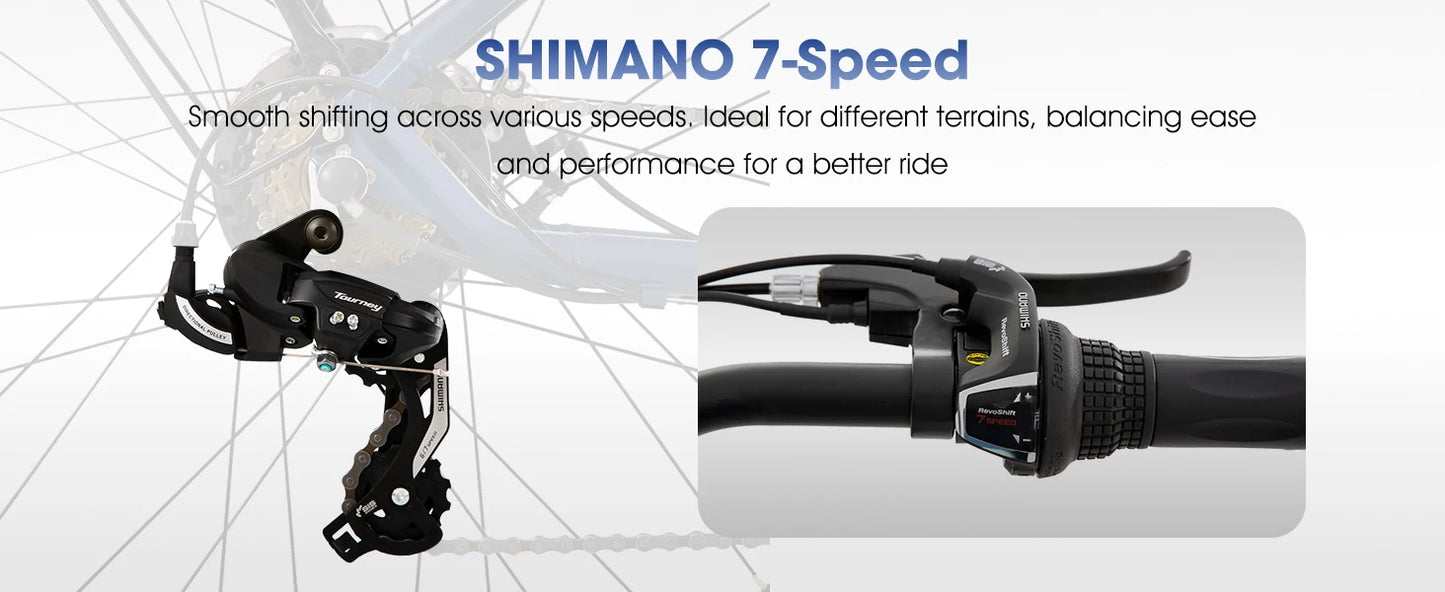 HILAND Electric Road Bike 250W Commuter with Detachable Battery LCD Display