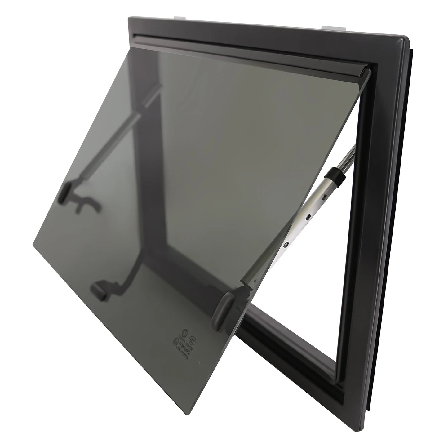 Ljustra 600x450MM RV Push Out Window with Screen Aluminum Alloy Glass