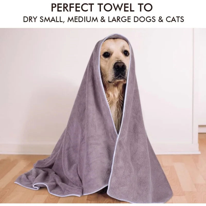 Microfiber Pet Absorbent Towels Super Absorbent Soft Essential for Bathing